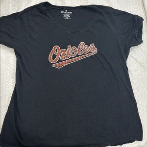 Black Orioles Bedazzled T-Shirt